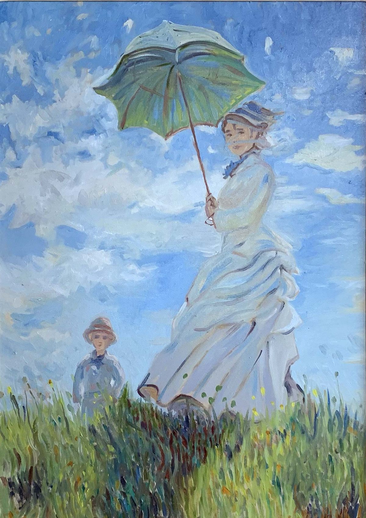 Study after Claude Monet, by David Ediger — oil painting, 24 × 32 inches